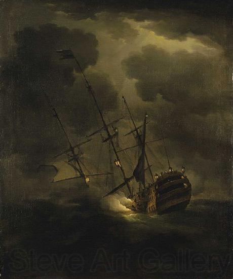 Peter Monamy Loss of HMS Victory, 4 October 1744